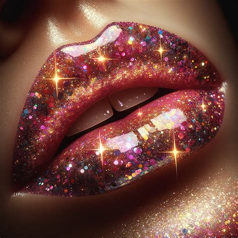 versace glitter lips|glitter lips 2024.